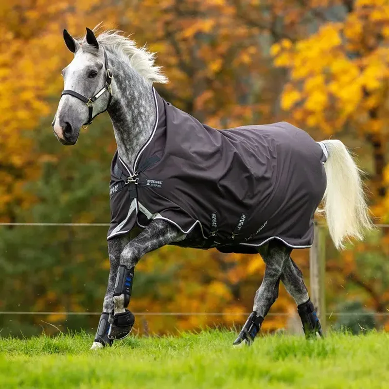 Horseware Amigo Bravo 12 Wug 400g Heavyweight Turnout Rug - Excalibur/Silver